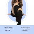 thumbnail image 3 of CNKOO Chaussettes de Compression Antidérapantes et Résistantes à l'Usure Mollet Grand Grande Taille Spandex+nylon Évacuation Rapide de la Transpiration Ajustement Confortable, 3 of 7