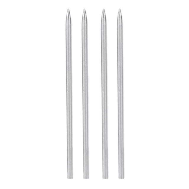 S SERENABLE 4 Pcs Aiguilles de Tressage en Acier Inoxydable Paracorde Fid 80x3mm