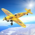 thumbnail image 4 of Milaget Modèle d'Avion Présentoir Ornements Objets de Collection Cadeaux Assembler Modèle d'Avion de Chasse Jaune, 4 of 8