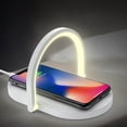 thumbnail image 3 of Desk Lamp, 15w Foldable Night Wireless Charger Fast Charge Three-in- Wireless Charger Stand Clearance Sale, 3 of 9