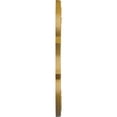 thumbnail image 4 of 29"OD x 3 5/8"ID x 1 3/8"P Flower Ceiling Medallion (Fits Canopies up to 6 1/4"), Hand-Painted Iridescent Gold, 4 of 6