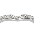 thumbnail image 3 of 9ct White Gold Jewelco London Diamond Engagement-ring Accessory Eternity Ring, 3 of 8