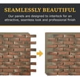 Faux Brick 3D Textured Wall Sample Interior/Exterior Old Medford
