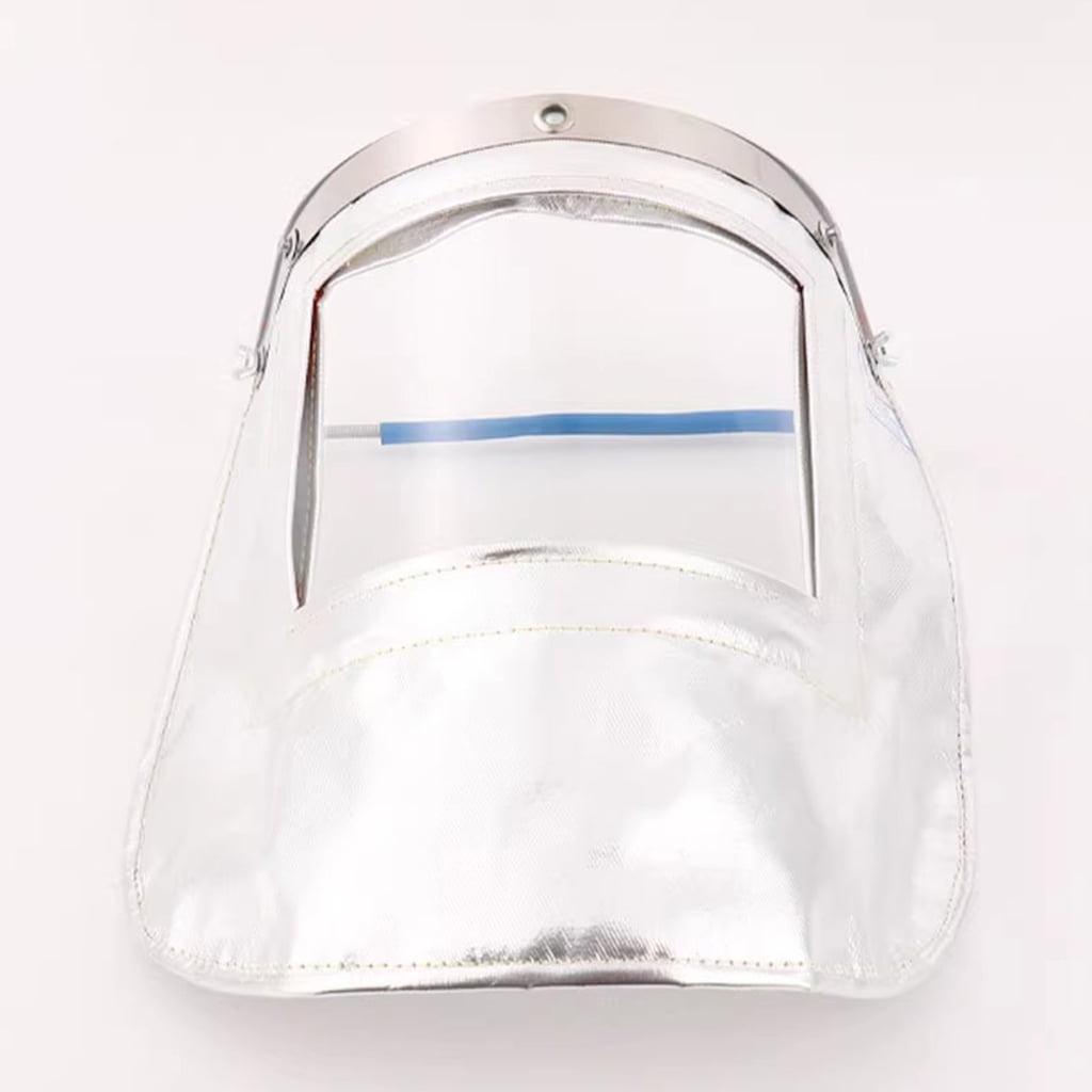 MOMOJIA Flexible Plastic Face Guard Hat for Work, Grinding, Cutting Headgear