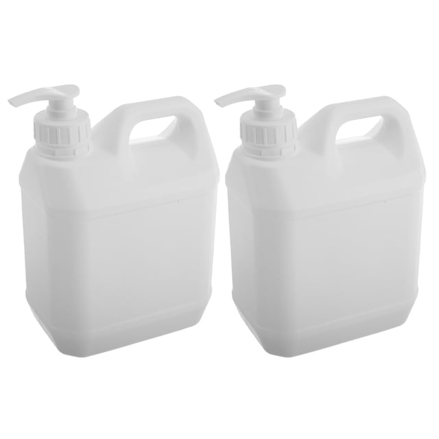 unbranded 2Ud Botella Dispensadora Recargable Para Shampoo Y Acondicionador Fácil Uso En Casa