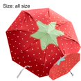 thumbnail image 3 of Slccxzc Strawberry Pattern Folding Umbrella, Anti UV Windproof Travel Parasol for Rain Sun, 3 of 7