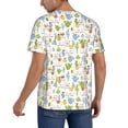 thumbnail image 2 of Lsque Cactus Plants Pattern Mens Polo Golf Shirts Funny Graphics Shorts Sleeve Button Shirts Baseball T-shirt-4X-Large, 2 of 7