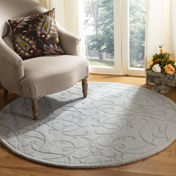 SAFAVIEH Impressions IM341B Handmade Grey Rug
