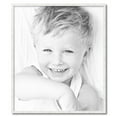 thumbnail image 2 of ArtToFrames 30" x 35" White Stain Picture Frame, 30x35 inch White Wood Poster Frame (WOM-4110),  Pack, 2 of 8