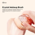 thumbnail image 3 of Foundation Makeup Brush, Kabuki Hexagon Face Blush Liquid Powder Foundation Brush for Blending Liquid, Cream or Flawless Powder Cosmetics (Crystal Gold), 3 of 5