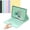 MintGreen, variant on JINRAN IPad 5 iPad 6 Air2 Keyboard case with trackpad Cute Color Keyboard Ultra-Thin Removable Bluetooth Smart Keyboard Cover for iPad 5th /6th Generation 9.7 inch