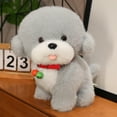 thumbnail image 7 of KOYPTL Dog Stuffed Animals Toy for 3 4 5 6 7 8 Year Old Girls Boys, Puppy Stuffed Toys Doll Soft Stuffed Dog Plush Toys for Kids,Birthday Christmas Gifts for Kids, 9.8 Inch,Gray, 7 of 7