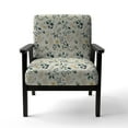 thumbnail image 4 of Designart "Minimalist Botanicals III" Upholstered Botanical Accent Chair and Bohemian & Eclectic Arm Chair - Multiple Color & Pattern, 4 of 7