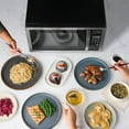 thumbnail image 6 of Farberware Stainless Steel Countertop Microwave Oven with Child Lock, 1.1 Cu Ft, 6 of 7