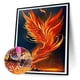 thumbnail image 1 of Cuadros Decorativos 5D bricolaje taladro redondo completo diamante pintura rojo Phoenix Kit hogar decoración arte artesanía Ehuebsd embutido en tela, 1 of 1