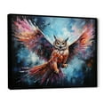 thumbnail image 2 of Designart "Dreamy Flight Of The Owls" Animals Owl Floater Framed Wall Art Prints, 2 of 5