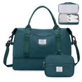 thumbnail image 1 of Bolsa de fin de semana SYCNB para mujer con compartimento para zapatos y artículos de tocador, 1 of 9