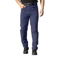 thumbnail image 5 of Men's Ripstop Cargo Pants Waterproof Durable Multi Pocket Lightweight for Work Construction Hiking Outdoor Big and Tall Size S-3XL Blue, 5 of 8