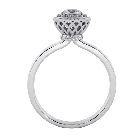 

Groovy Sterling Silver Solitaire Ring