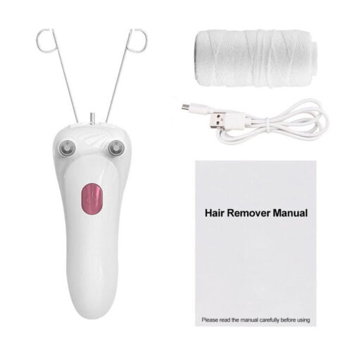 Facial Epilator Electric Face Hair Shaver Machine Tool Remover Cotton Thread