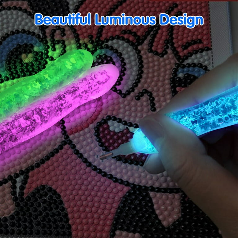 Glow in The Dark Diamond Painting Pen for Diamond Painting Tools and  Accessories, Rhinestone Picker Tool Diamond Pen Quick Stick Pen Diamond  Painting