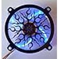 thumbnail image 3 of Inspired Laser Design Custom Acrylic Flame Computer Fan Grill 80mm, 3 of 4