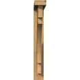 thumbnail image 2 of Ekena Millwork 3 1/2"W x 26"D x 26"H Merced Block Smooth Bracket w/ Offset Brace, Western Red Cedar, 2 of 25