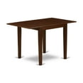 thumbnail image 2 of Modern Motifs 5 Piece Dining Set Includes a Rectangle Dining Table with Dropleaf and Tufted Upholstered Chairs, Mahogany Finish Table, Compact Dining Table Set, 2 of 6