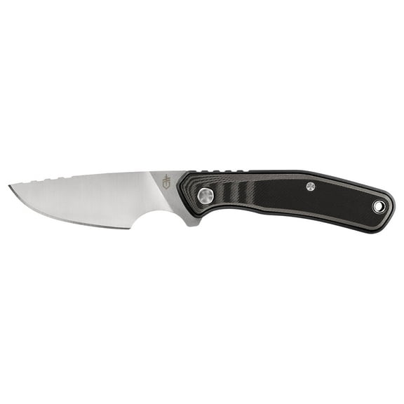 Gerber Downwind Caper Knife, Fixed Blade, Plain Edge, Black