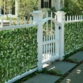 thumbnail image 3 of Artificial Hedge Ivy Leaf Garden Fence Roll Privacy Screen Balcony Wall Cover, 3 of 6
