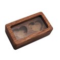 thumbnail image 4 of Ounissouiy Caja de anillo de Elegante contenedor de anillo Soporte de anillo natural Caja de anillo de bendición rústica con 2 ranuras en Type2 NO2, 4 of 6
