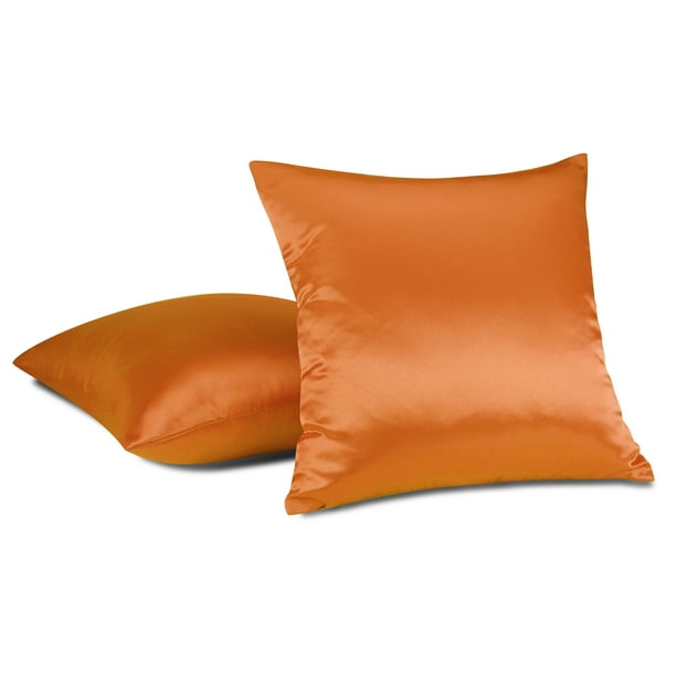 Aiking Home 2 of Colorful Shiny Satin Euro Shams / Pillow Covers 24 by