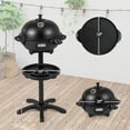 thumbnail image 3 of Gymax Indoor Outdoor Electric Grill w/ Non-stick Grill Plate Temperature Control, 3 of 10