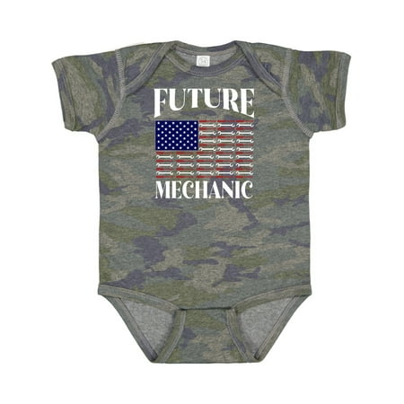 

Inktastic Future Mechanic Auto Worker Gift Baby Boy Bodysuit
