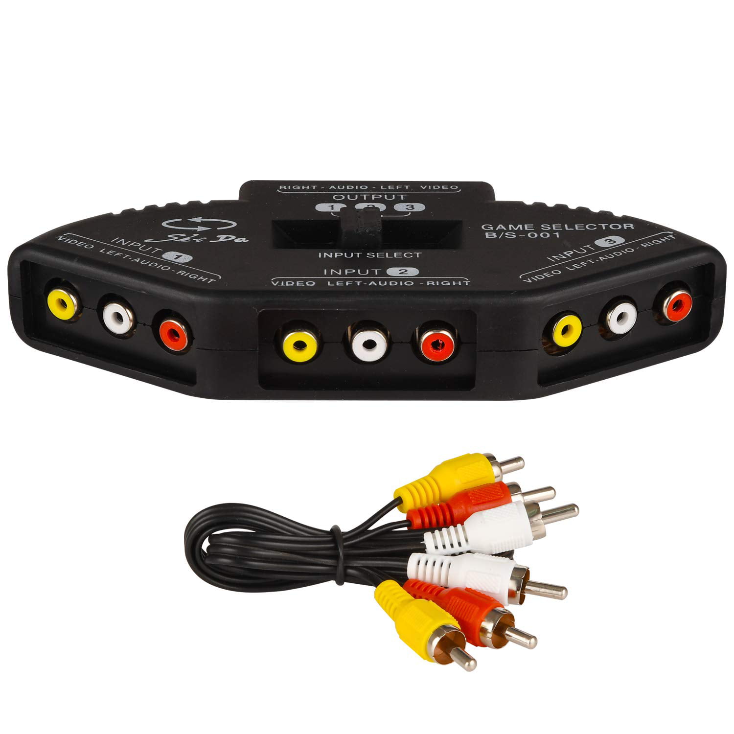 optical audio splitter 2 in 1 out
