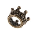 thumbnail image 4 of Piezas de de Corona de Aleación DIY, Venta Al Por Mayor, Suministros de de 6X11mm, de Corona con Agujero Grande, Accesorios de , Bronce BLESIY Crown Charms Beads, 4 of 7