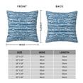thumbnail image 2 of Yiaed Ocean on Striped Print Pillow Covers Super Soft Decorative Square Throw Pillow Covers Case Cushion Covers for Sofa Couch Bedroom Car Decor（No pillow core）-22"x22", 2 of 7