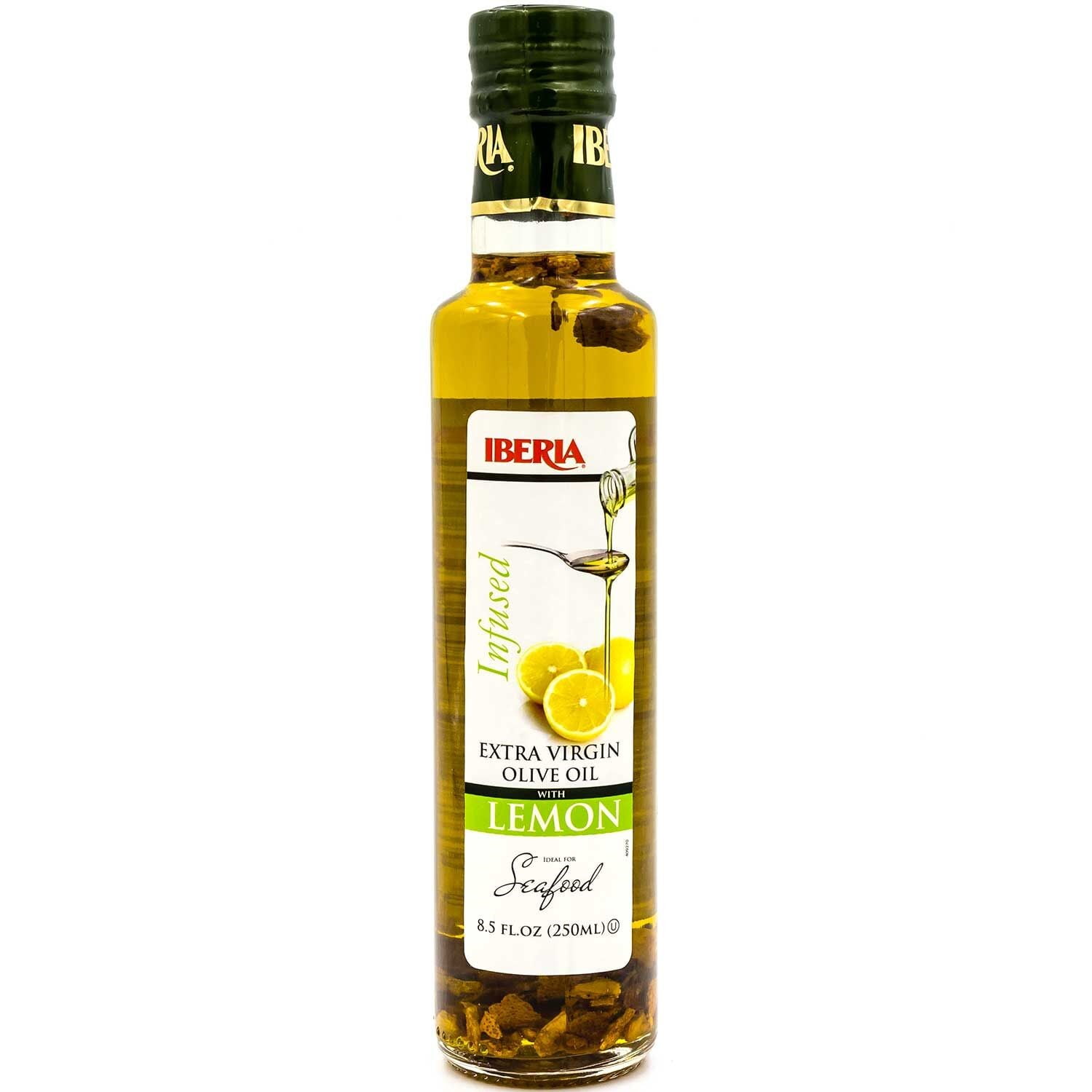 Iberia Infused Extra Virgin Olive Oil, with Lemon, 8.5 Fl Oz