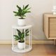 thumbnail image 5 of Taburete pequeño redondo de madera para niños y adultos, capacidad de carga de 300 libras, taburete de jardín, taburete pequeño antideslizante para soporte de plantas, cocina, baño y dormitorio,, 5 of 8