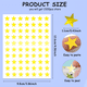 thumbnail image 2 of 2100 Piezas 20 Hojas de Pegatinas de Estrellas Doradas, Estrellas Doradas Autoadhesivas de 1 cm, Pegatinas de Tabla de Recompensas, Mini Pegatinas de Recompensa para Maestros para niños, Tabla de, 2 of 7