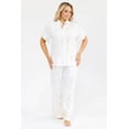 thumbnail image 1 of Conjunto camisero bordado Roman Fashion /Tallas Extras, 5126 (Blanco) blanco 42, 1 of 5