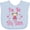 Blue, variant on Inktastic The Big Sister Girls Baby Bib