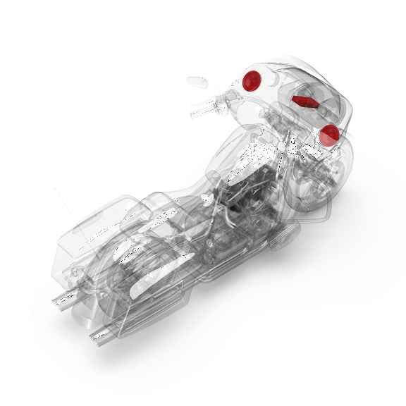 Rockford Fosgate HD14-STG2 Fairing Speakers and 800-Watt Amplifier Kit for Select 2014  Harley Davidson Road Glide & Street Glide Motorcycles