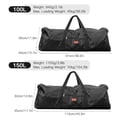 thumbnail image 2 of Sac de Transport Étanche 100L/150L Sac de Rangement pour Outils de Camping pour Chaise Pliante Table Bureau Extérieur Randonnée Camping Pique-Nique, 2 of 8