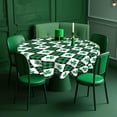thumbnail image 4 of Nkmbld Outdoor Square Tablecloth St. Patrick's Day Tablecloth Shamrocks Washable Tablecloth Holiday Dinner Party Restaurant Table Decoration, Multicolor, 4 of 8