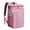 Pink Baseballs Pattern, variant on Travel Cooler Bag - Pink Bows and Baseballs Pattern Camping Beer Cooler Backpack with Bottle Opener- Waterproof Insulated Picnic Backpacks - Cooler Bag for Beach