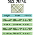 thumbnail image 2 of Coolnut Lightweight Soft Area Rugs Tartan Plaid Pattern in Grey Yellow White Floor Carpet Mat for Kids Playing Room Hardwood Floor Living Room 80x58in, 2 of 6