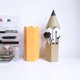 thumbnail image 5 of Portalápices con tapa para escritorio de oficina y brochas de maquillaje, lápiz de plástico duradero/caja organizadora de cosméticos, 5 of 5