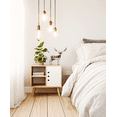 thumbnail image 2 of Mueble para recamara MORU Búro Kygo Minimalista Blanco 52 cm Altura x 50 cm Ancho x 35 cm Fondo, 2 of 9