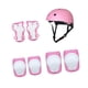 thumbnail image 3 of 7 piezas Guardias de Equipo de protección del casco para bicicletas para niños, almohadillas manuales de resistencia de impacto almohadillas de rodill Rosa, 3 of 8